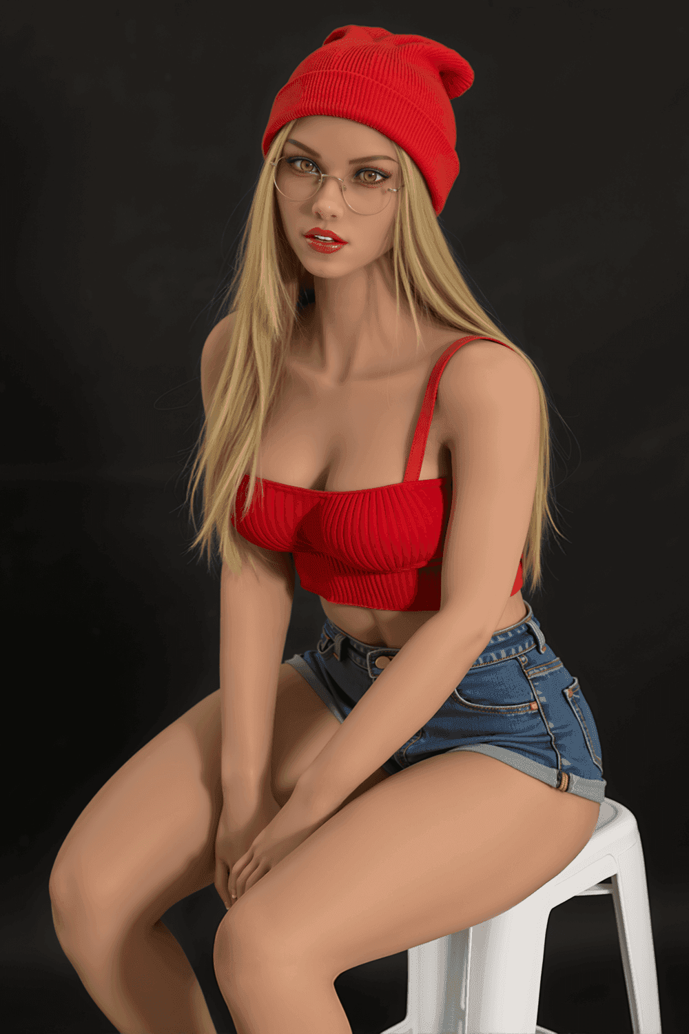 Adult doll product photo used for local research preview